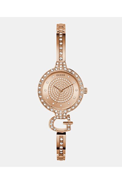 Guess Ladies Rose Gold Tone Analog Watch