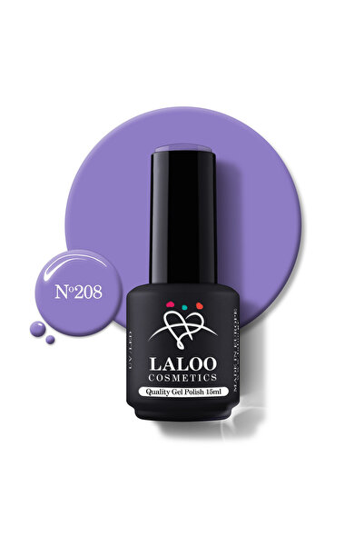 Laloo Cosmetics 208 Iris Purple | Laloo gel polish 15ml