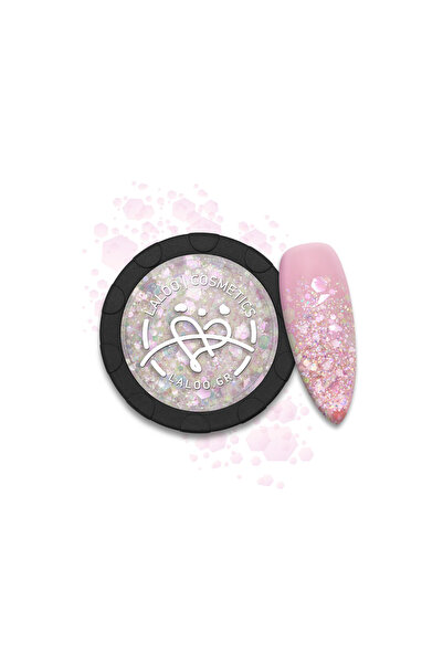 Laloo Cosmetics Pigment Starlet No.01 Alb cu paiete argintii Laloo