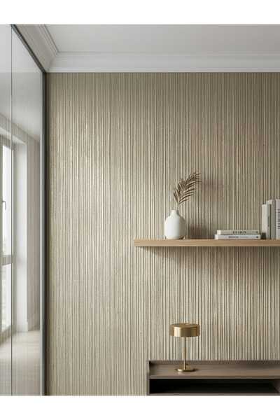 Oskar kendinden desenli Gold silinebilir duvar kağıdı 16 metrekare