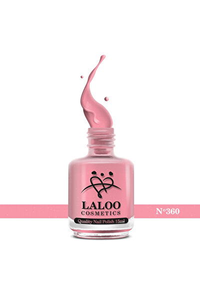 Laloo Cosmetics No.360 Coral Pink| Oja clasica Laloo 15 ml