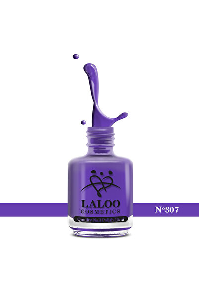 Laloo Cosmetics No. 307 Purple| Laloo classic nail polish 15 ml