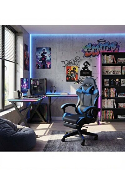 EXPERT Generic Office and Gaming Chair with Armrests and Footrest, Swivel Cha...