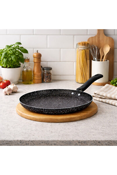 Köklü Züccaciye 28 Cm Granit Krep Tava