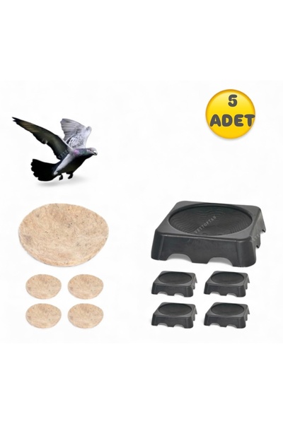 AN-GA AVM Folluk 5 adet 5 adet Keçe, Güvercin Kare Folluğu ve Keçesi Yumurtalık