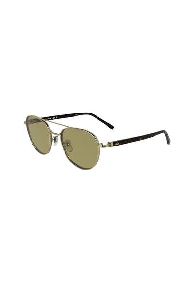 Lacoste L 271S 714 54 Unisex Oval Gold Metal Sunglasses