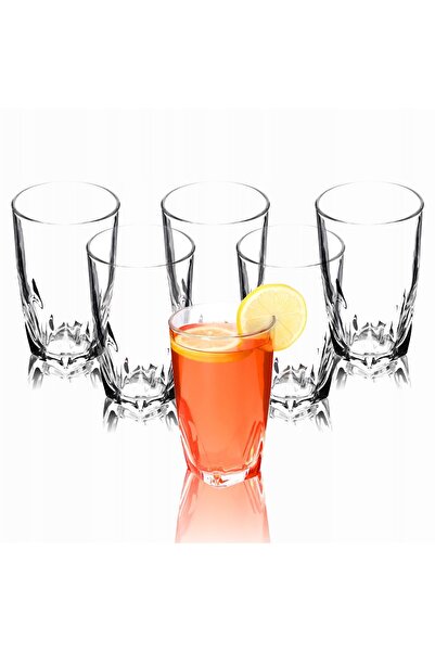 KADAX Pahare pentru băuturi, sucuri, băuturi, set de 6 pahare Literatka 440 ml