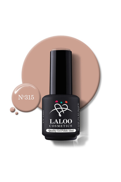 Laloo Cosmetics 315 Cream Nude | Laloo gel polish 15ml