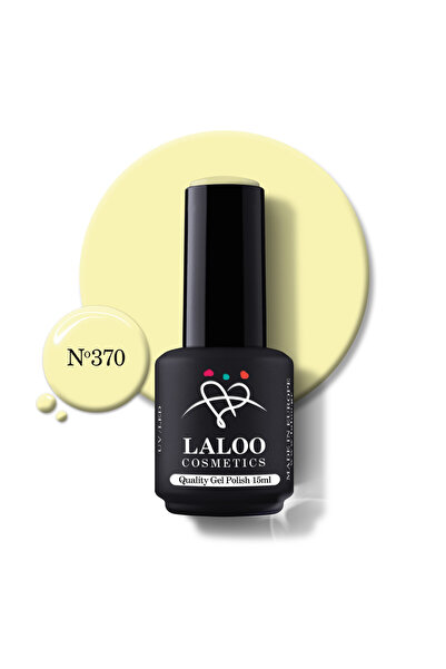 Laloo Cosmetics No.370 Lemon Yellow | Laloo gel polish 15ml