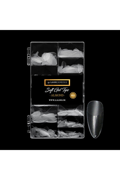 Laloo Cosmetics Tipsuri gel migdală 500 buc Laloo