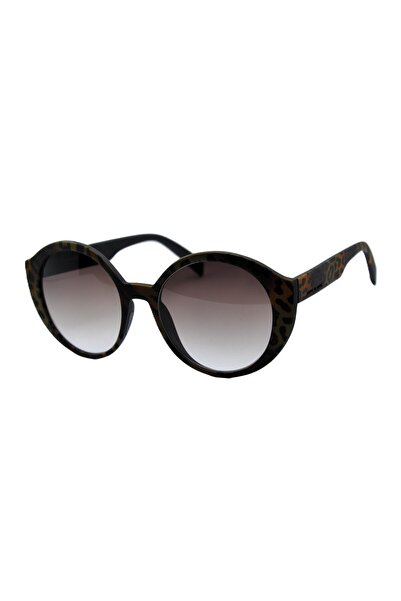 Italia Independent 905 53 Zeb 044 Brown Multicolor Round Brown Women's Sungla...