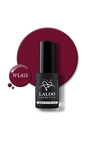 Laloo Cosmetics 415 Fire Brick Red | Laloo gel polish 7ml
