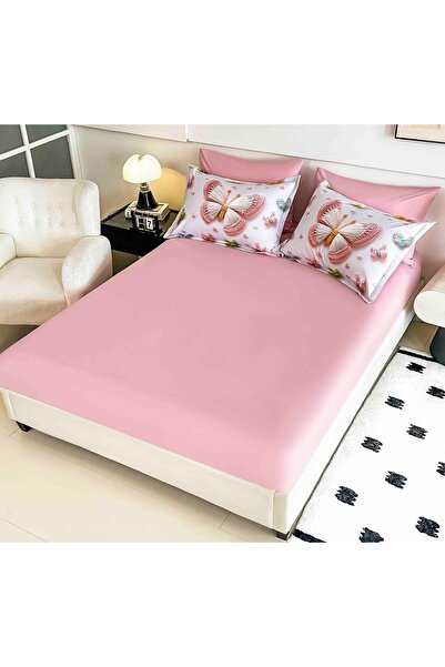 OEM Lenjerie de Pat 6 Piese – Finet, Cearșaf cu Elastic 180×200+30 cm, Imprimare Digitală 5D