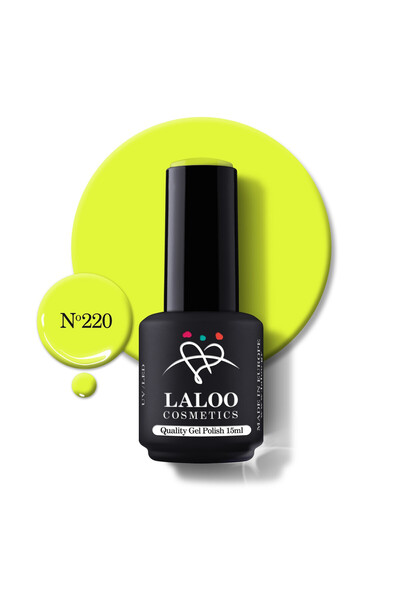 Laloo Cosmetics 220 Yellow Neon | Laloo gel polish 15ml