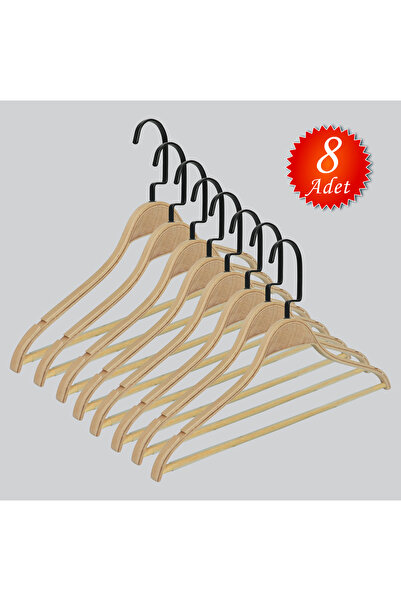 NYN Wooden (Lama Black Hook) Barli Skirt, Pants, Combination, Hangers 8 Pieces