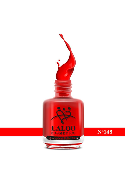 Laloo Cosmetics № 148 Червен конец| Класически лак за нокти Laloo 15 мл