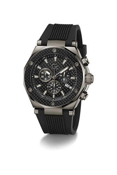 Guess Gc Legacy chrono silicone watch