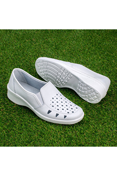 Tellus Women's Genuine Leather Perforated Slipons, All-Day Comfort, 02-13