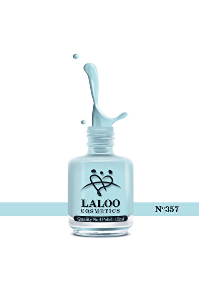 Laloo Cosmetics № 357 Пастел Aqua| Класически лак за нокти Laloo 15 мл
