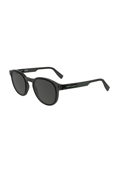 Lacoste L 6055S 035 51 Unisex Oval Gri Kemik Güneş Gözlüğü