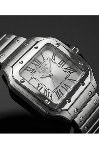 JG. Polo Club J.G. Polo Club Unisex Kol Saati Kare Kasa Çelik Quartz Mineral ...