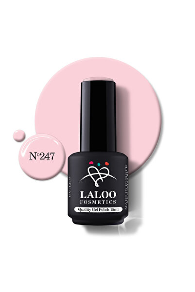 Laloo Cosmetics 247 Powder Pink | Laloo gel polish 15ml