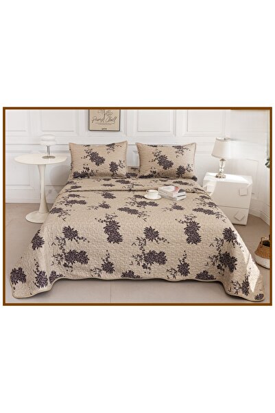 CHIRASO Reversible Quilted Bedspread Set, 2 Sides, 3 Pieces, 220x240 cm, 2 Pi...