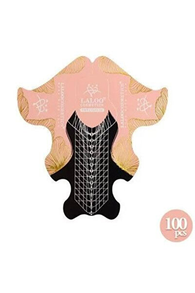 Laloo Cosmetics Sabloane de unghii PINK gold 100buc Laloo