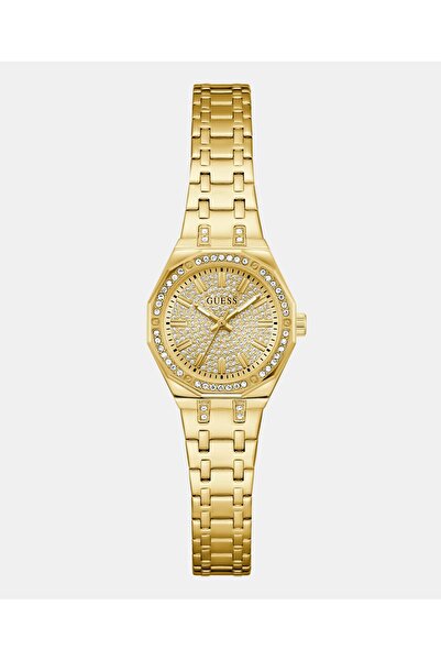 Guess Ladies Gold Tone Analog Watch