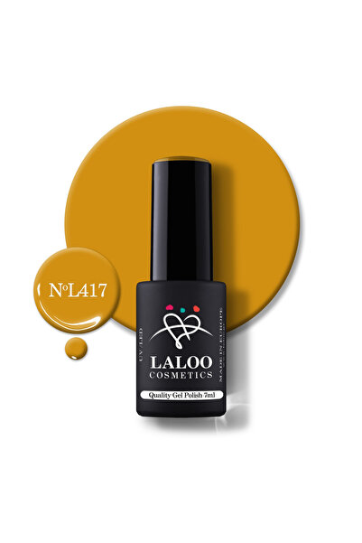 Laloo Cosmetics 417 Mustard Yellow | Laloo gel polish 7ml