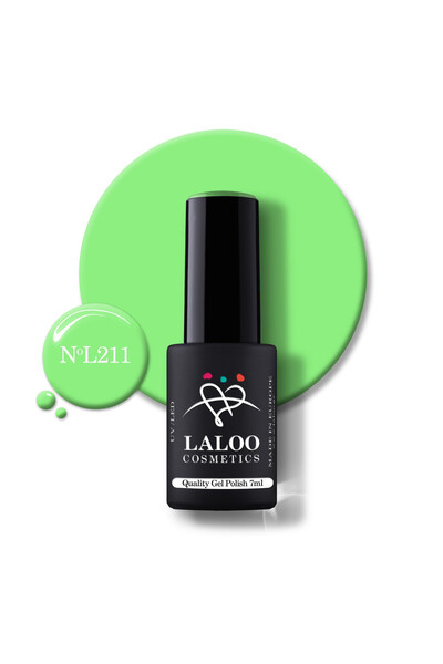 Laloo Cosmetics 211 Spring Green | Laloo gel polish 7ml