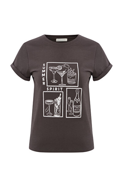 Mudo PRINTED CREW NECK T-SHIRT