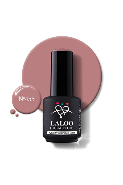 Laloo Cosmetics No.455 Есенно розово | Laloo гел лак 15мл