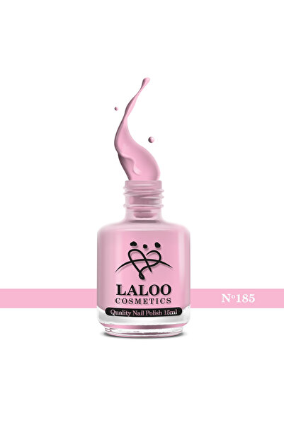 Laloo Cosmetics No.185 Powder Pink| Oja clasica Laloo 15 ml
