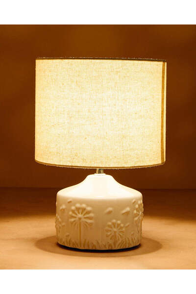 REDTAG مصباح طاولة سيراميك أبيض