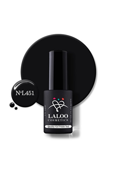 Laloo Cosmetics 451 Dark Pebble Gray | Laloo gel polish 7ml