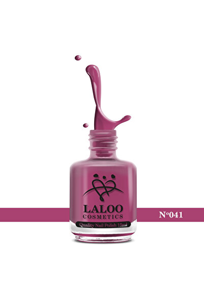 Laloo Cosmetics No.041 Rasberry| Laloo classic nail polish 15 ml