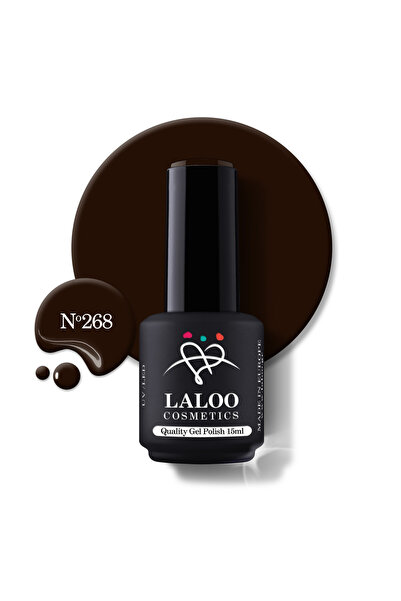 Laloo Cosmetics 268 Brown Back | Laloo gel polish 15ml