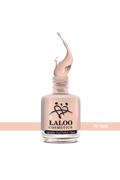 Laloo Cosmetics No. 368 Salmon Nude Laloo classic nail polish 15 ml