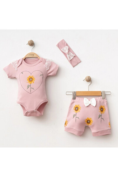 Micii Ștrumfi Set 3 Piese Fetițe Spring Sense Roz