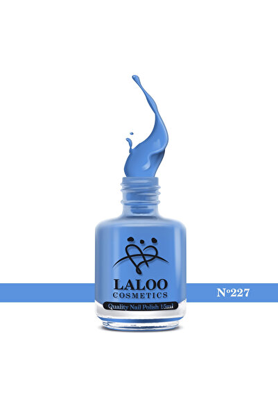 Laloo Cosmetics No.227 Ocean Blue| Oja clasica Laloo 15 ml