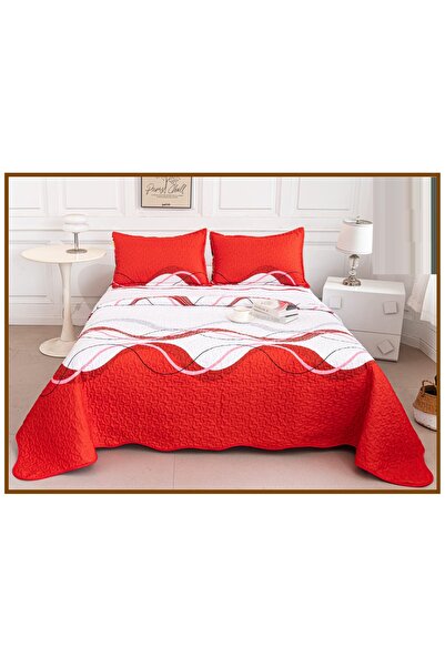 CHIRASO Reversible Quilted Bedspread Set, 2 Sides, 3 Pieces, 220x240 cm, 2 Pi...