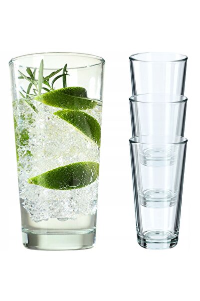 KADAX Glasses 340ml For Beverages, Drinks, Water Set, Set of 4 Glasses