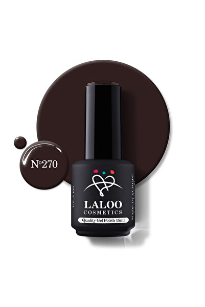 Laloo Cosmetics 270 Umber Brown | Laloo gel polish 15ml