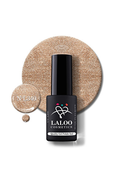Laloo Cosmetics 340 Bronze Glitter | Laloo gel polish 7ml