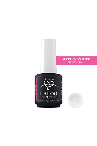 Laloo Cosmetics Strat final mat fara stergere Matte Non Wipe Top Coat Laloo 15ml
