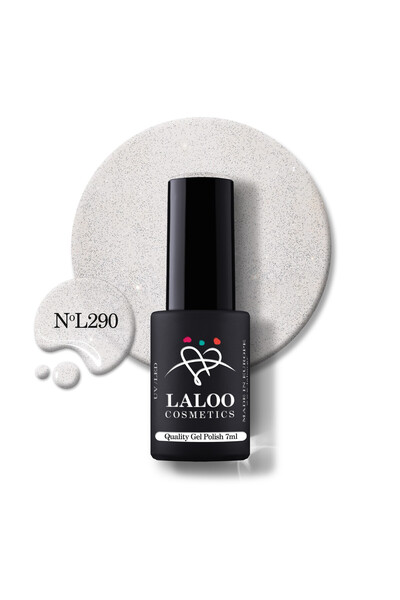 Laloo Cosmetics 290 Champagne Glitterv | Laloo gel polish 7ml