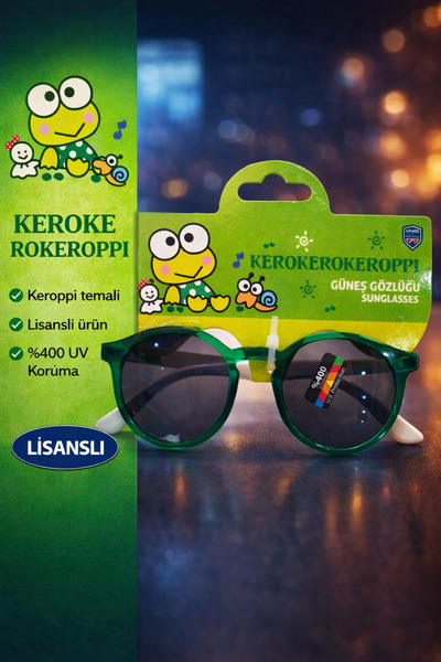 Keroppi Cheerful Frog Licensed Children's Sunglasses Uv400 Category 3 Fun Sum...