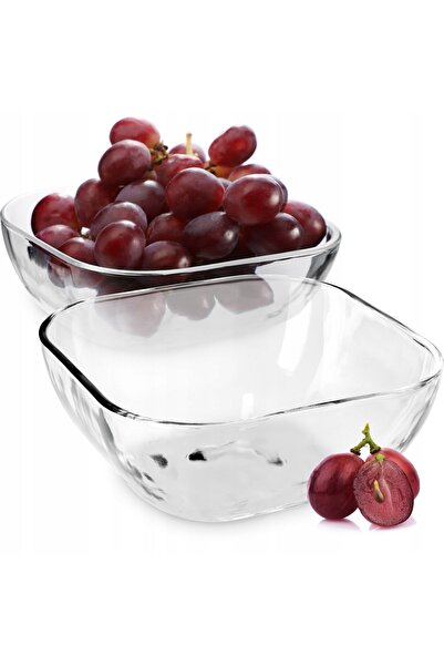 KADAX Bol de salată, bol de sticlă pentru gustări, salată cu fructe, 16 cm, s...