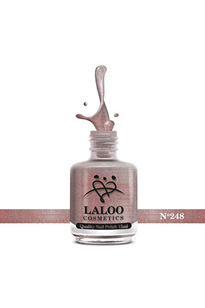 Laloo Cosmetics No.248 shimmering Bronze| Oja clasica Laloo 15 ml